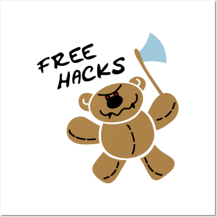 Free Hacks Posters and Art